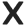 ícone de X